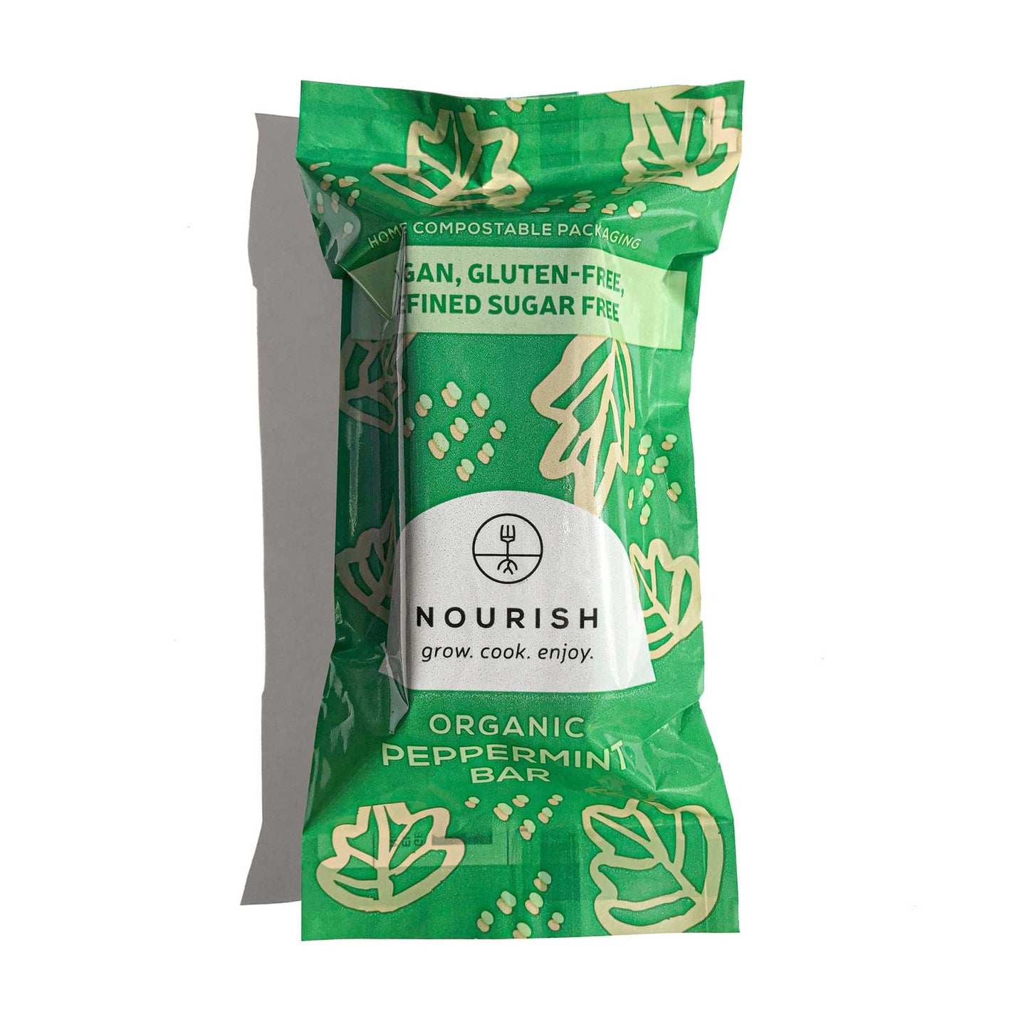 Nourish Grow Cook Enjoy Nourish Organic Peppermint Bar 60g