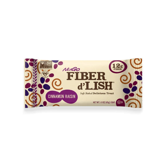 Nugo Fiber d'Lish Cinnamon Raisin 45g (Pack of 16)
