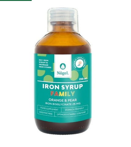 Nogel Family Iron Syrup 250ml (Pack of 14)