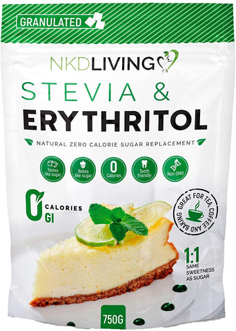 NKD Living Stevia & Erythritol 1:1 0 Calorie Sweetener 750g