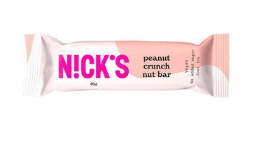 Nick's Nut Bar Peanut Crunch 40g (Pack of 12)