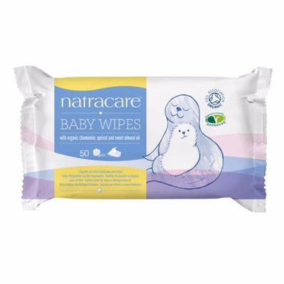 Natracare Organic Baby Wipes 50 Wipes
