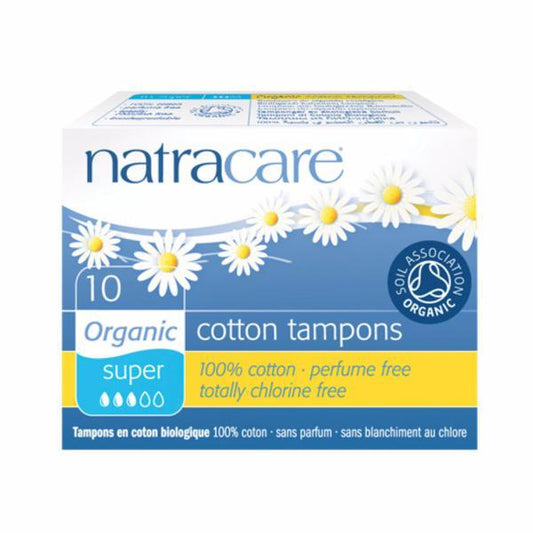 Natracare Org Non Applicator Tamp Super 10 Pieces