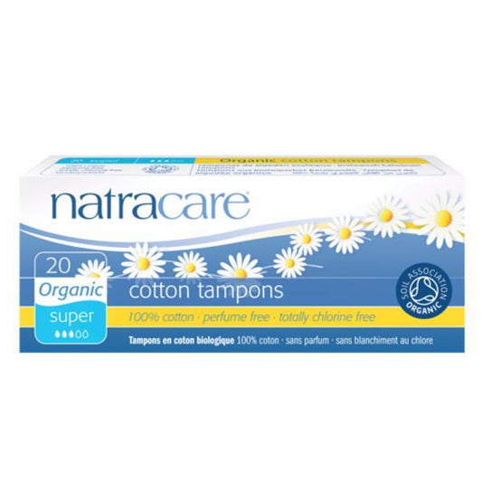 Natracare Org Non Applicator Tamp Super 20 Pieces