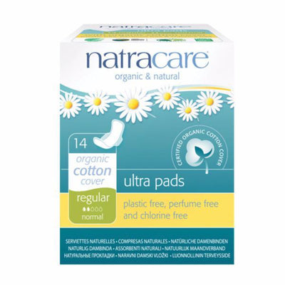 Natracare Ultra Pads Reg with Wings 14 Pieces