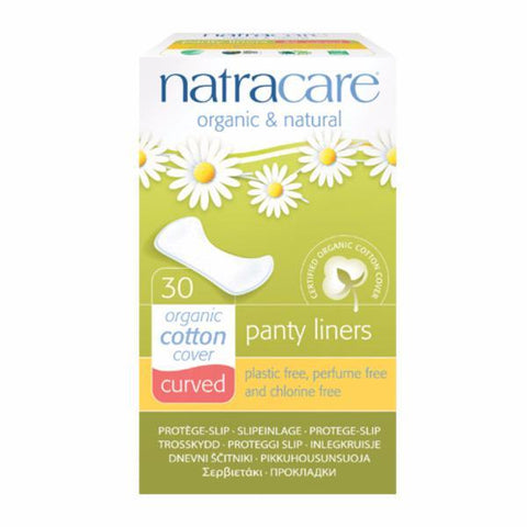 Natracare Natural Pantyliners Curved 30 Pieces