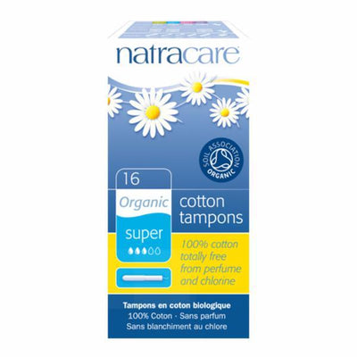 Natracare Org Applicator Tampons Super 16 Pieces