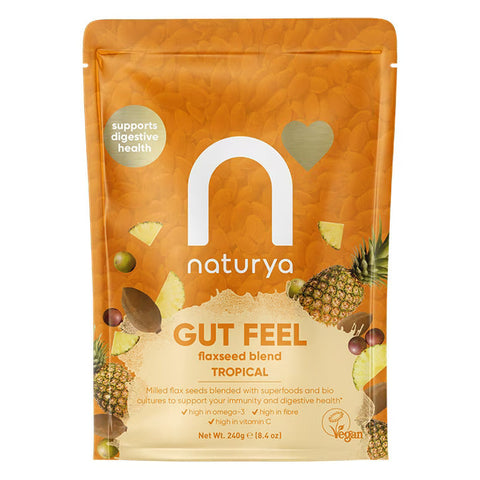 Naturya Gut Feel Flaxseed Blend Tropical 240g (Pack of 6)