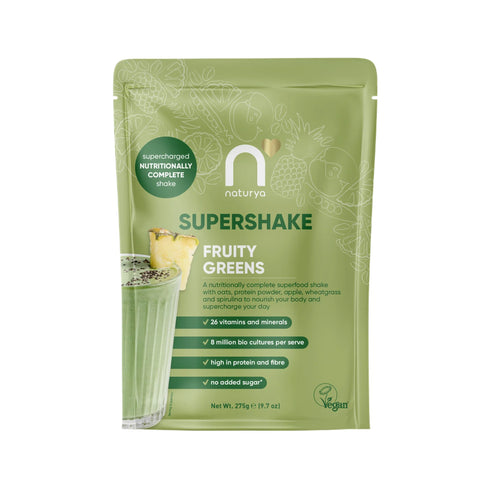 Naturya Supershake Fruit Greens 275g (Pack of 6)