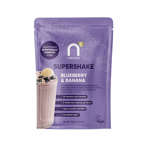 Naturya Supershake Blueberry & Banana 275g (Pack of 6)