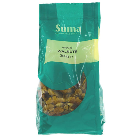 Suma Prepacks - Organic Walnuts 250g (Pack of 6)
