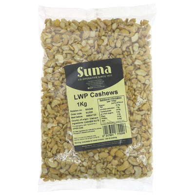 Suma Bagged Down Lwp Cashews 1kg