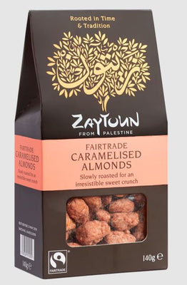 Zaytoun Caramelised Almonds 140g (Pack of 6)
