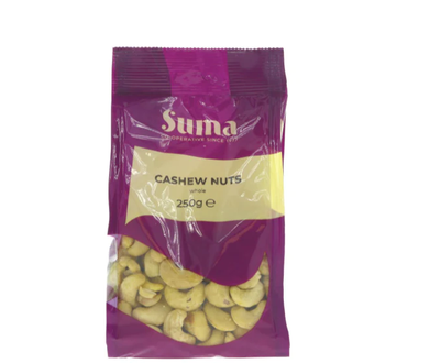 Suma Prepacks Cashew Whole 250g (Pack of 6)