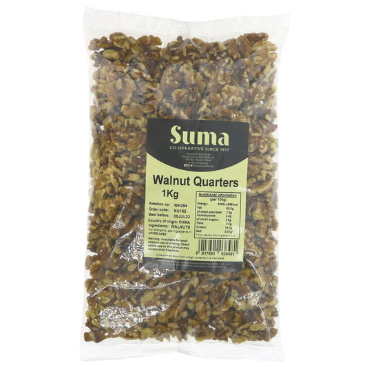 Suma Bagged Down Walnut Quarters 1kg