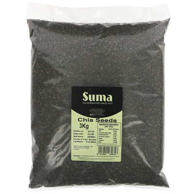 Suma Bagged Down Chia Seeds 3kg