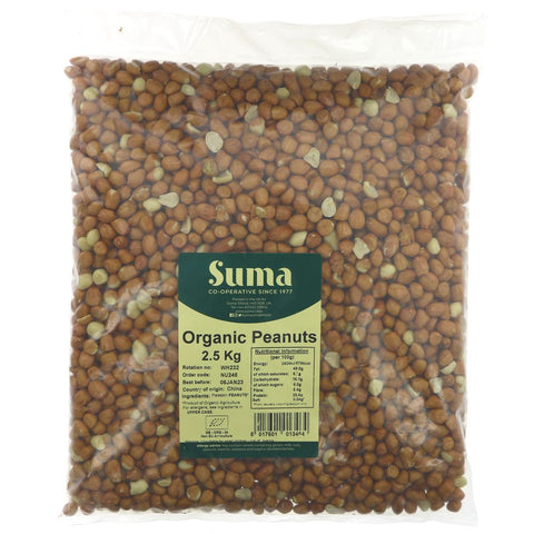 Suma Bagged Down - Organic Paleskin Peanuts 2.5kg