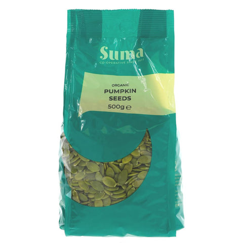 Suma Prepacks Organic Pumpkin Seeds 500g (Pack of 6)
