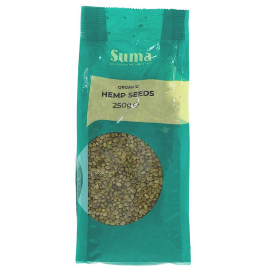 Suma Prepacks Organic Hemp Seeds 250g (Pack of 6)