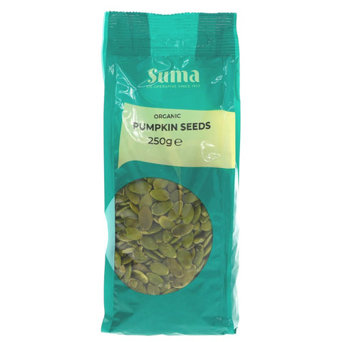 Suma Prepacks Organic Pumpkin Seeds 250g (Pack of 6)