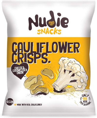 Nudie Snacks Katsu Curry Cauliflower Crisps 22g  (Pack of 12)