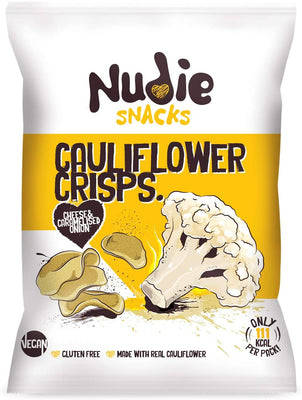 Nudie Snacks Katsu Curry Cauliflower Crisps 80g (Pack of 16)