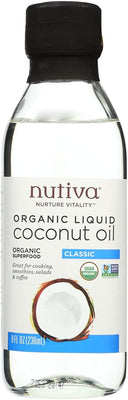 Nutiva Organic Liquid Coconut Oil 236ml
