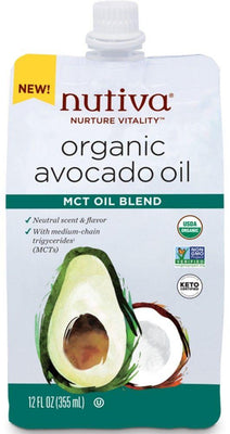 Nutiva Organic Avocado Oil/MCT Pouch 355ml