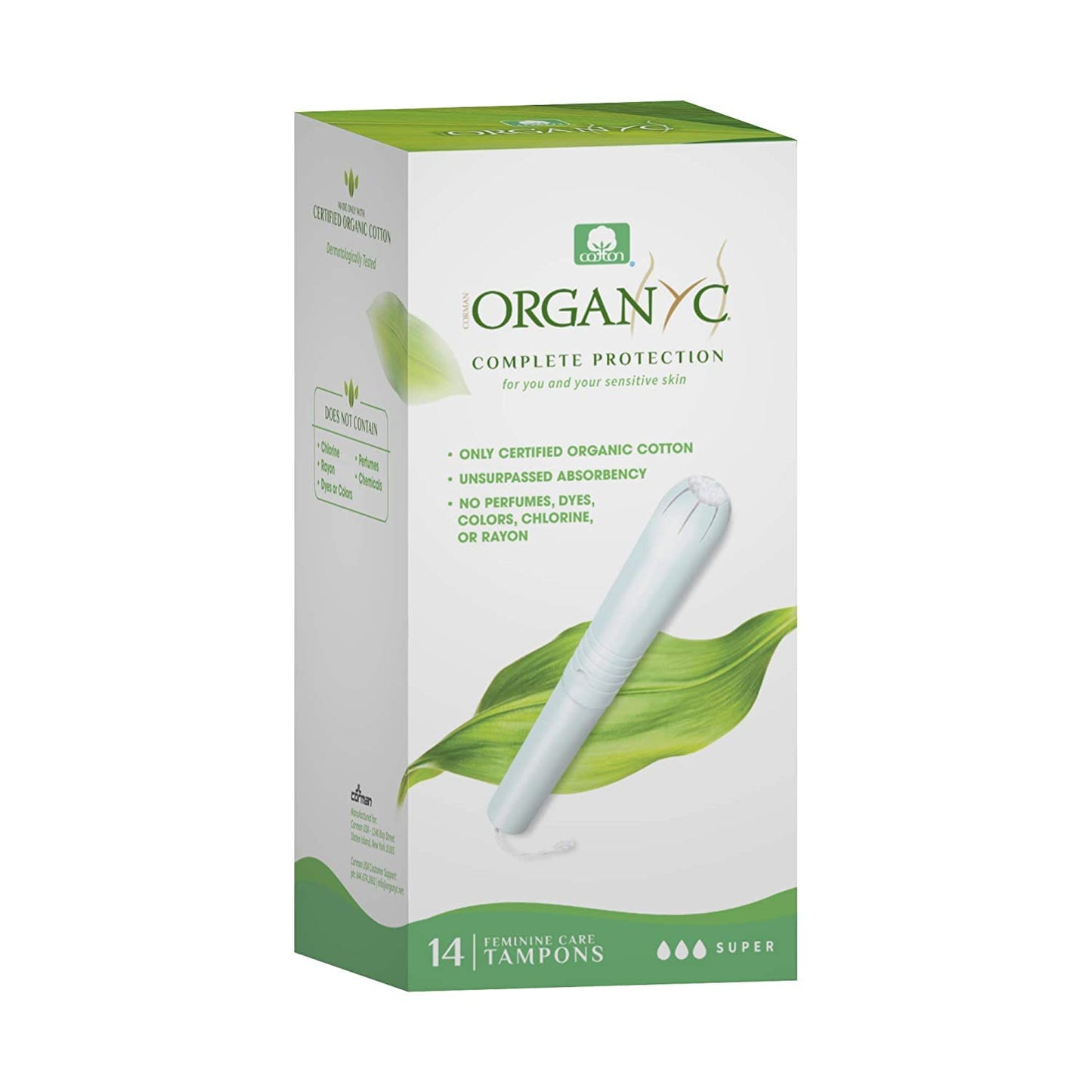 Organyc Applicator Tampon - Super 109g (Pack of 6)