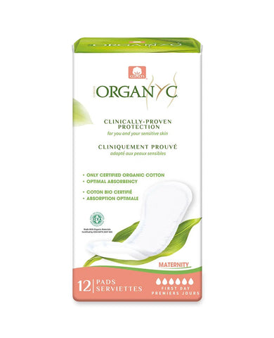 Organyc Maternity Pads 108g (Pack of 6)