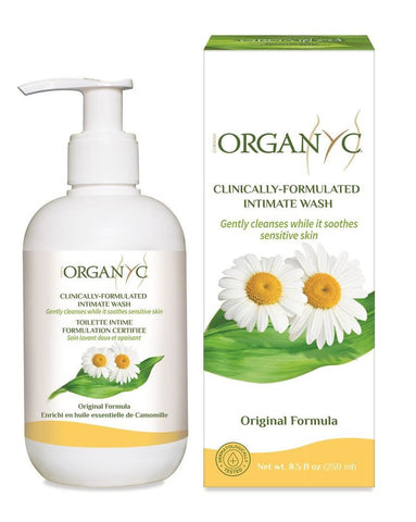 Organyc Intimate Wash with Chamomile - 250ml (Pack of 12)