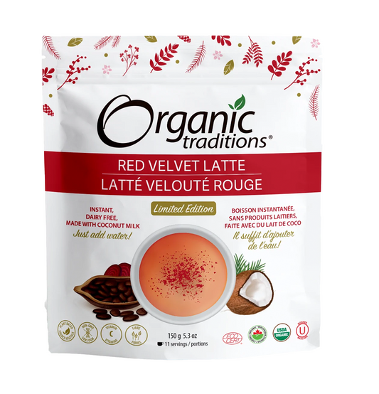 Organic Traditions Red Velvet Latte - Limited Edition 150g (Pack of 6)