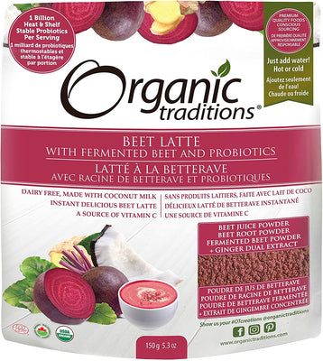 Organic Traditions OT Beet Latte w/Fermented Beet 150g