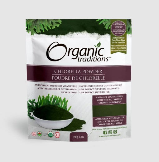 Organic Traditions Org Chlorella Powder 150g