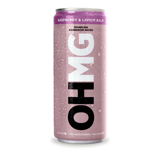 OHMG Raspberry & Lemon Balm Magnesium Water 330ml (Pack of 12)