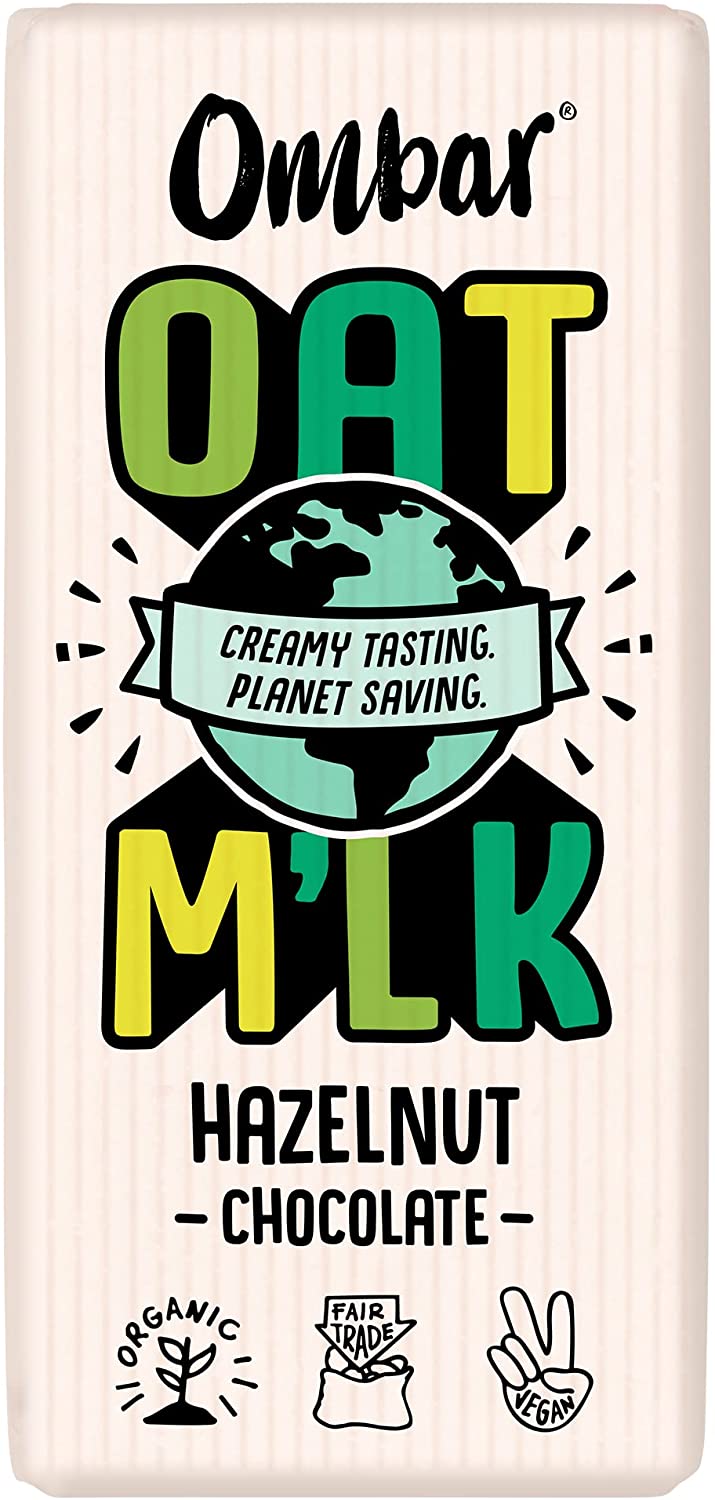 Ombar Chocolate Oat M'lk Hazelnut 70g (Pack of 10)