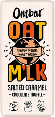 Ombar Chocolate Oat M'lk Salted Caramel Truffle 70g (Pack of 10)