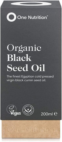 One Nutrition Black Seed Oil 200ml -Organic & Vegan