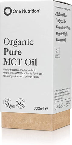 One Nutrition MCT oil 300ml - Organic & Vegan