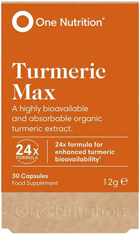 One Nutrition Turmeric - Max 30 Capsules - Organic & Vegan