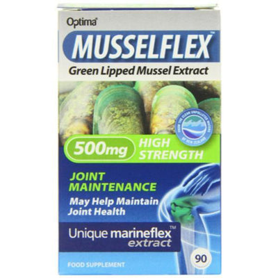 Optima Musselflex 500mg - Green Lipped Mussel Extract 90 Tablets