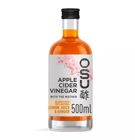 Osu ACV with Mother & Lemon Juice and a Hint of Ginger 500ml (Pack of 6)