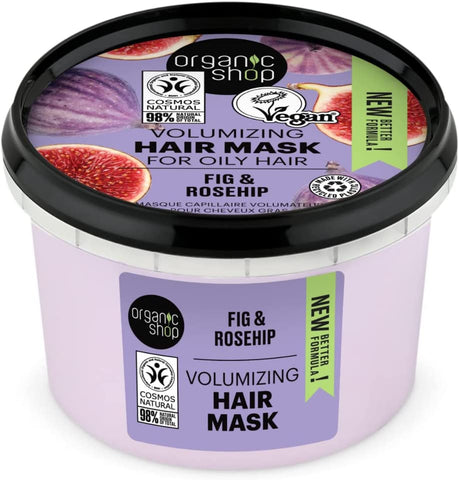 Organic Shop Volumizing Hair Mask F&R 250ml (Pack of 6)