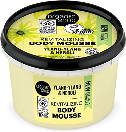 Organic Shop Revitalising BodyMousse Y&N 250ml (Pack of 6)