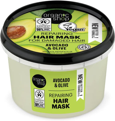Organic Shop Repairing Hair Mask A&O 250ml (Pack of 6)