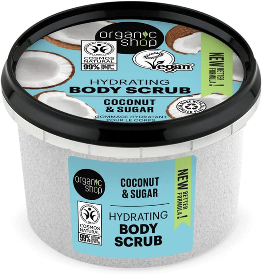 Organic Shop Hydrating BodyScrub C&S 250ml (Pack of 6)