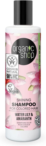 Organic Shop Clrd Hair Shampoo WL&A 280ml (Pack of 6)