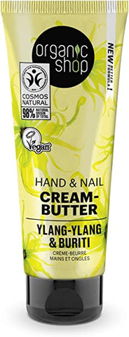 Organic Shop Hand & Nail Cream YY&B 75ml (Pack of 6)