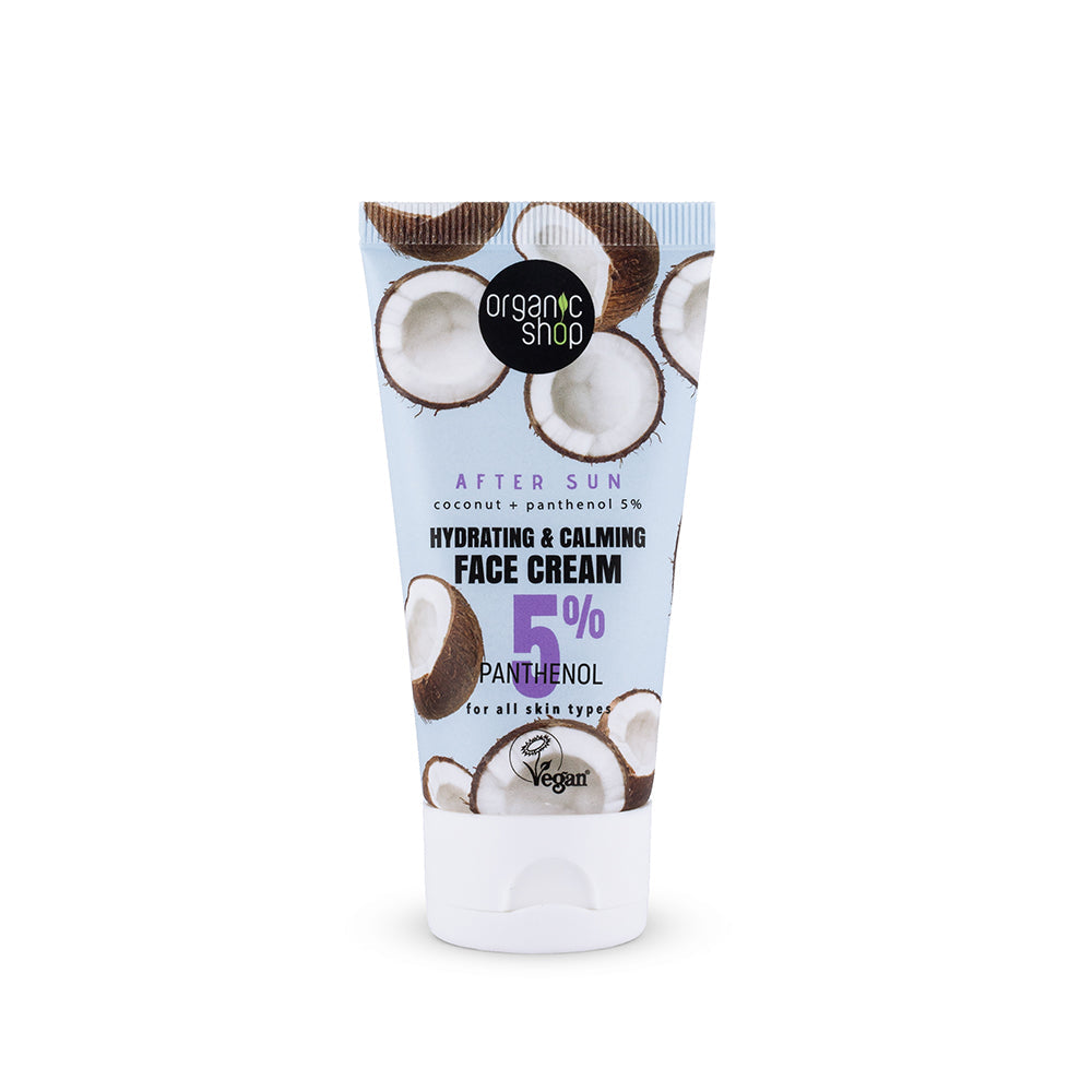 Organic Shop After Sun Hydrating & Calming Face Cream 50ml (Pack of 6)