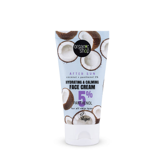 Organic Shop After Sun Hydrating & Calming Face Cream 50ml (Pack of 6)